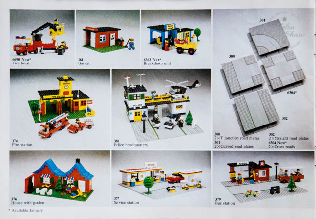 The 1980 LEGO catalogue. Featuring Duplo, Fabuland, Lego City, Lego Castle, Lego Space, Technical Lego, Lego Train and more. 