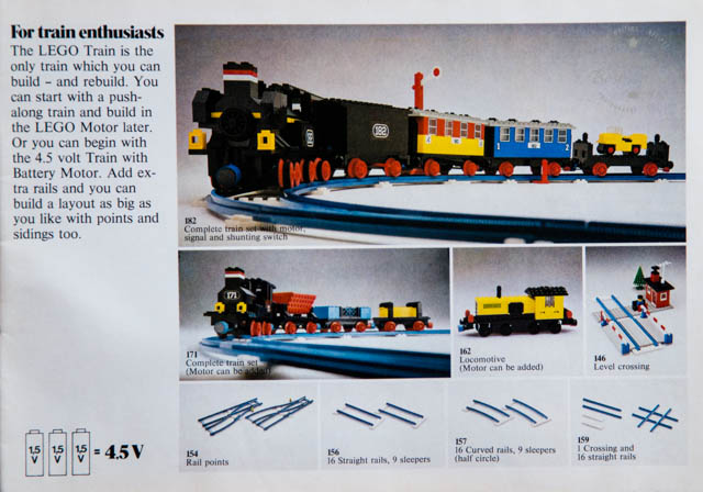 The 1980 LEGO catalogue. Featuring Duplo, Fabuland, Lego City, Lego Castle, Lego Space, Technical Lego, Lego Train and more. 